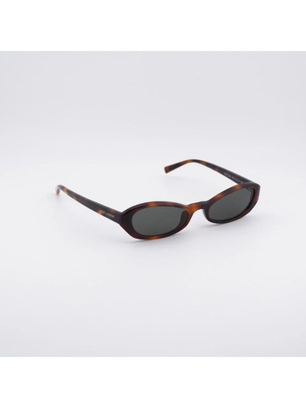 Saint Laurent SL871 SUE 004 Sunglasses Havana Rectangle Frame, Grey Lenses